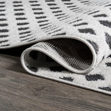 Castelo Rabat High-Low Pile Mini-Diamond Indoor/Outdoor Area Rug