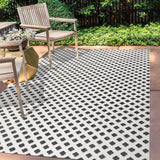 Castelo Rabat High-Low Pile Mini-Diamond Indoor/Outdoor Area Rug