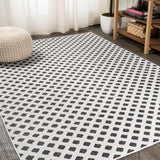Castelo Rabat High-Low Pile Mini-Diamond Indoor/Outdoor Area Rug