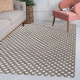 Castelo Rabat High-Low Pile Mini-Diamond Indoor/Outdoor Area Rug