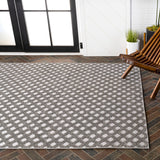 Castelo Rabat High-Low Pile Mini-Diamond Indoor/Outdoor Area Rug