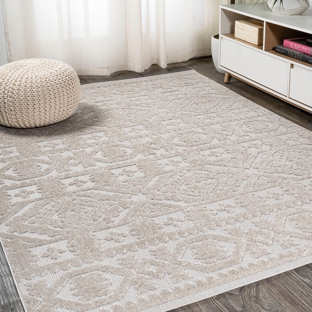 Valongo Citta High-Low Pile Mediterranean Indoor/Outdoor Area Rug