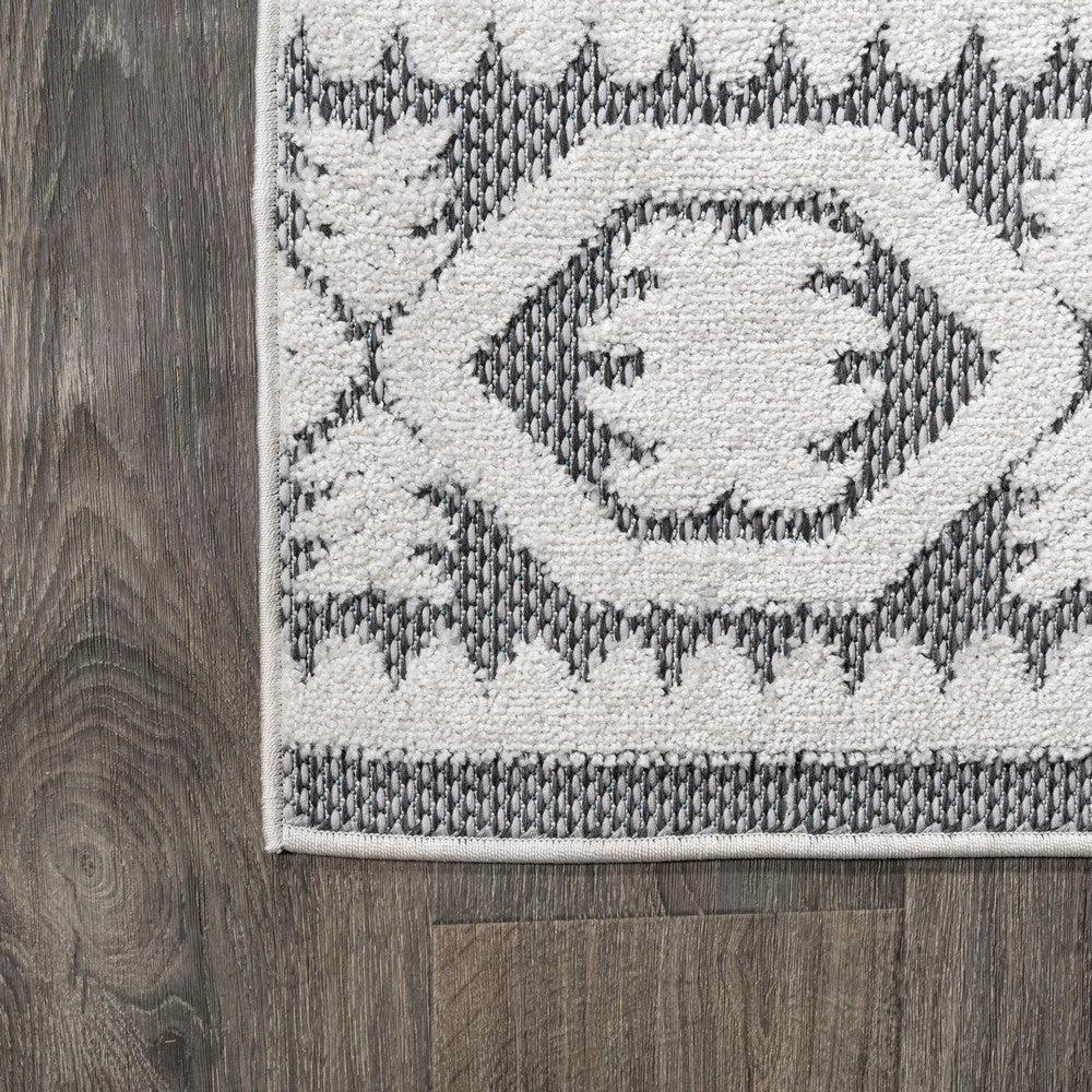 Valongo Citta High-Low Pile Mediterranean Indoor/Outdoor Area Rug