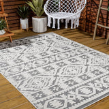 Valongo Citta High-Low Pile Mediterranean Indoor/Outdoor Area Rug