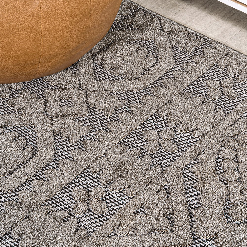 Valongo Citta High-Low Pile Mediterranean Indoor/Outdoor Area Rug