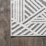 Viseu Jordan High-Low Pile Art Indoor/Outdoor Area Rug