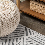 Viseu Jordan High-Low Pile Art Indoor/Outdoor Area Rug