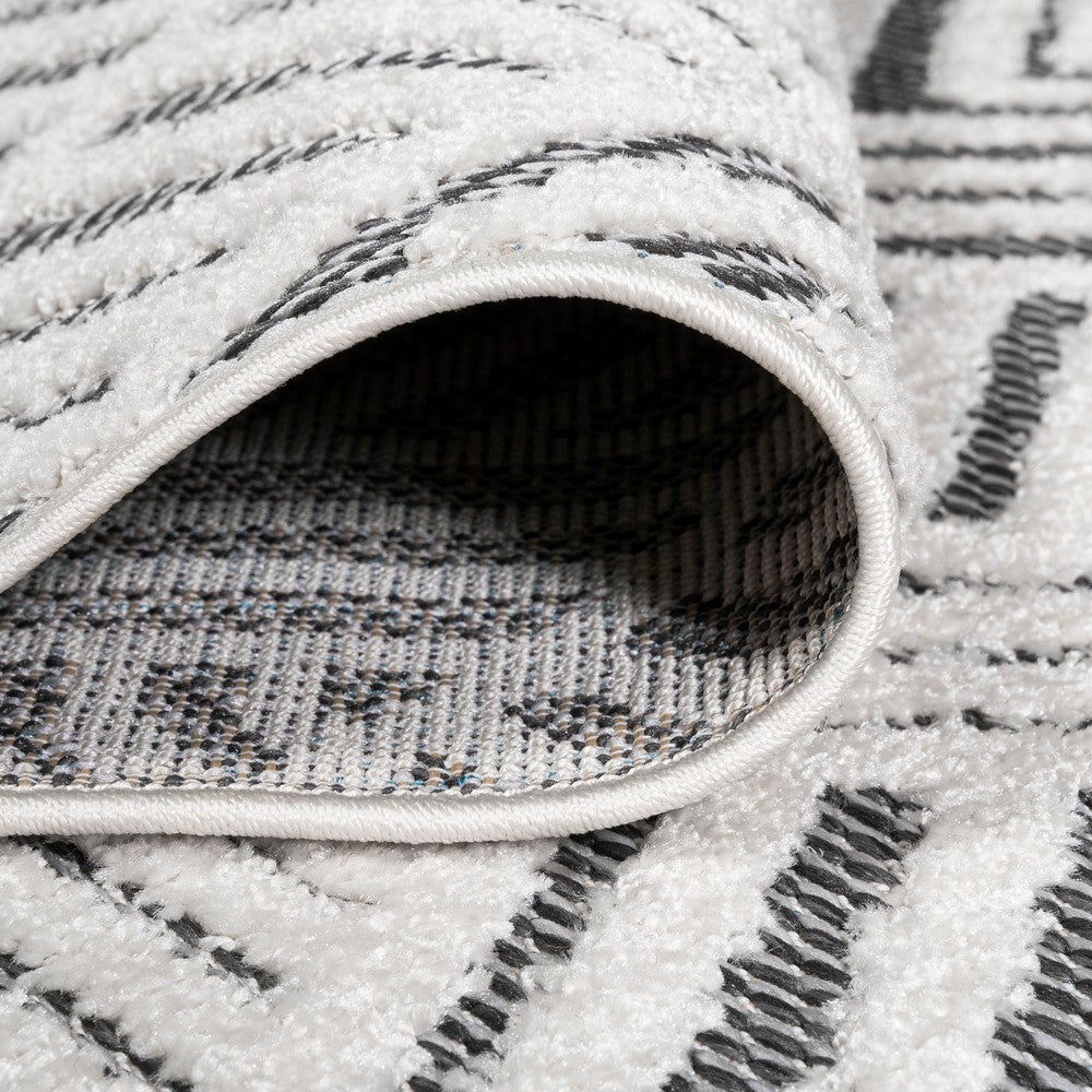 Viseu Jordan High-Low Pile Art Indoor/Outdoor Area Rug