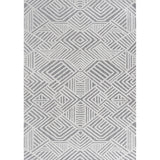 Viseu Jordan High-Low Pile Art Indoor/Outdoor Area Rug