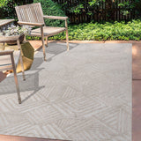 Viseu Jordan High-Low Pile Art Indoor/Outdoor Area Rug