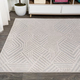 Viseu Jordan High-Low Pile Art Indoor/Outdoor Area Rug