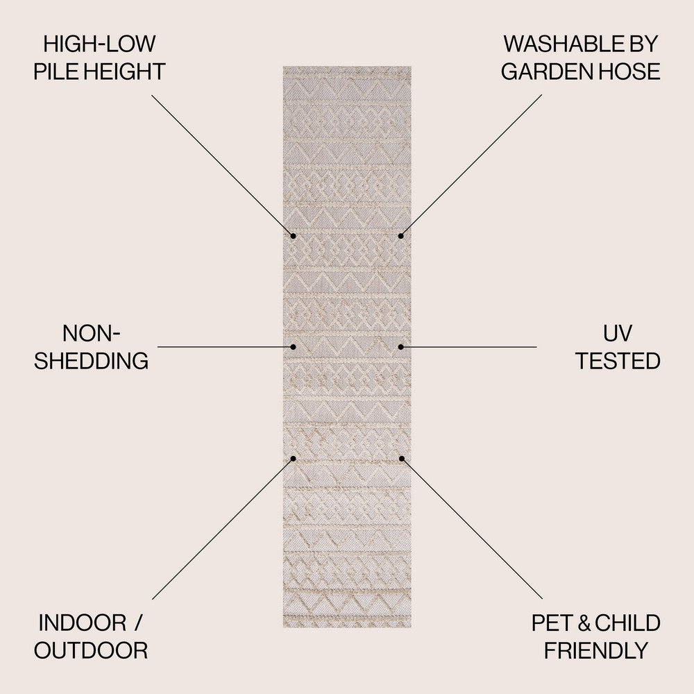 Serpa Aylan High-Low Pile Knotted Area Rug