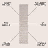 Serpa Aylan High-Low Pile Knotted Area Rug