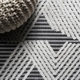 Tavira Jazz High-Low Pile Art Indoor/Outdoor Area Rug