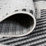 Tavira Jazz High-Low Pile Art Indoor/Outdoor Area Rug