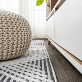 Tavira Jazz High-Low Pile Art Indoor/Outdoor Area Rug
