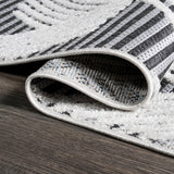 Tavira Jazz High-Low Pile Art Indoor/Outdoor Area Rug