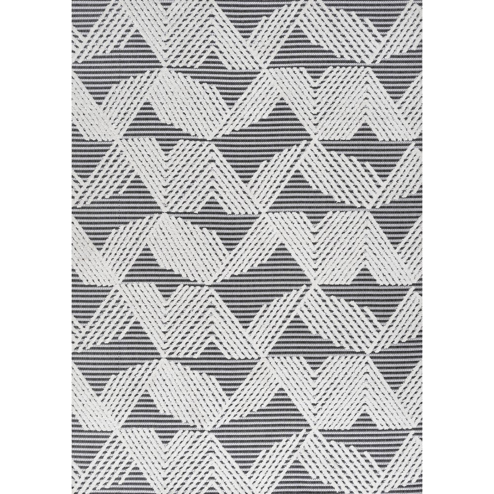 Tavira Jazz High-Low Pile Art Indoor/Outdoor Area Rug