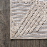 Tavira Jazz High-Low Pile Art Indoor/Outdoor Area Rug