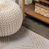 Tavira Jazz High-Low Pile Art Indoor/Outdoor Area Rug