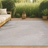 Tavira Jazz High-Low Pile Art Indoor/Outdoor Area Rug