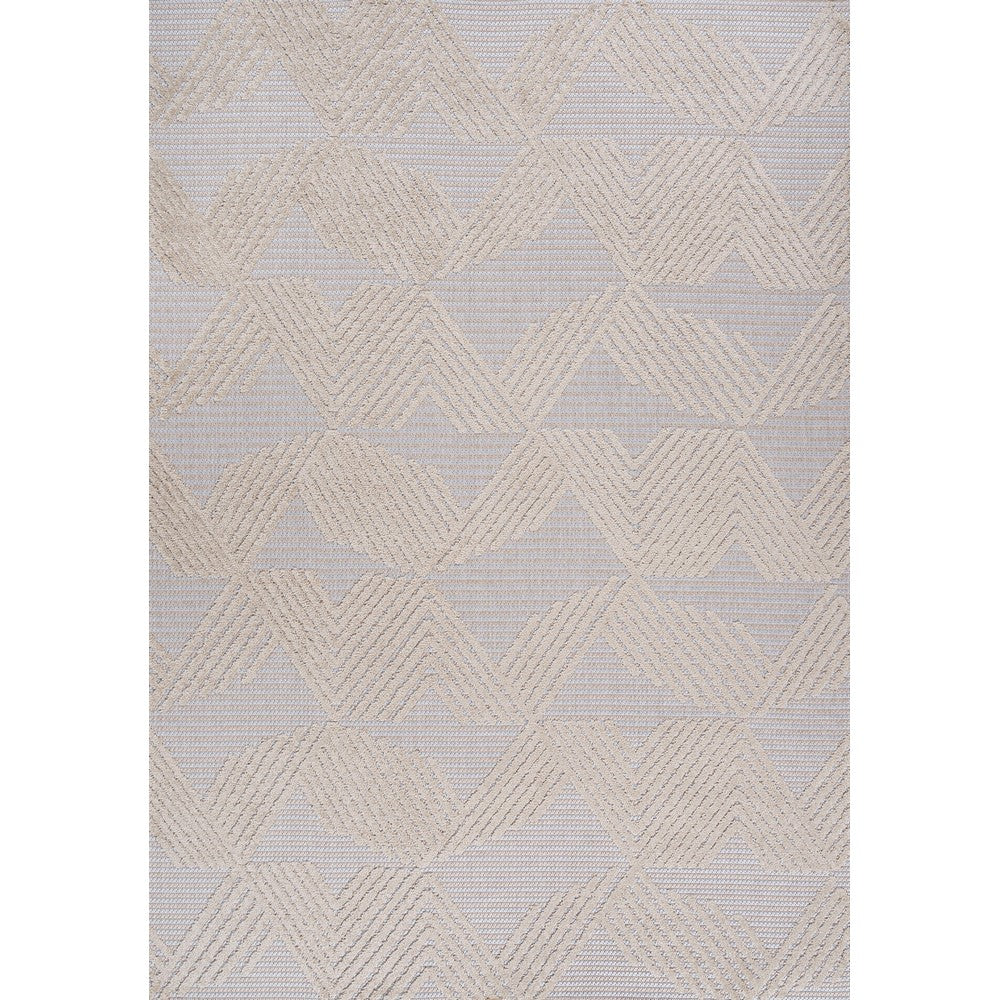 Tavira Jazz High-Low Pile Art Indoor/Outdoor Area Rug