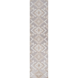Sabugal Sumak High-Low Pile Neutral Indoor/Outdoor Area Rug