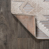 Sabugal Sumak High-Low Pile Neutral Indoor/Outdoor Area Rug