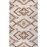 Sabugal Sumak High-Low Pile Neutral Indoor/Outdoor Area Rug
