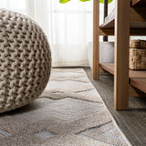 Porto Duwun High-Low Pile Ogee Indoor/Outdoor Area Rug