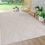 Porto Duwun High-Low Pile Ogee Indoor/Outdoor Area Rug