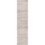 chevron High-Low Modern Trellis Geometric Indoor/Outdoor Area Rug