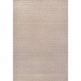 chevron High-Low Modern Trellis Geometric Indoor/Outdoor Area Rug