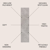 Ewe Minimalist Curve Geometric Indoor/Outdoor Rug