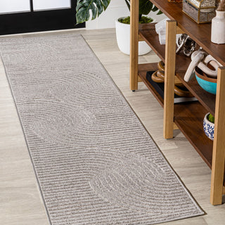 Ewe Minimalist Curve Geometric Indoor/Outdoor Rug