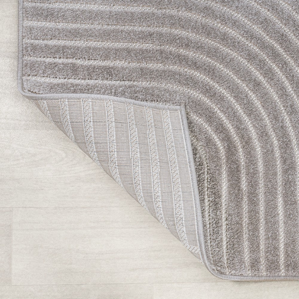 Ewe Minimalist Curve Geometric Indoor/Outdoor Rug
