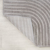 Ewe Minimalist Curve Geometric Indoor/Outdoor Rug