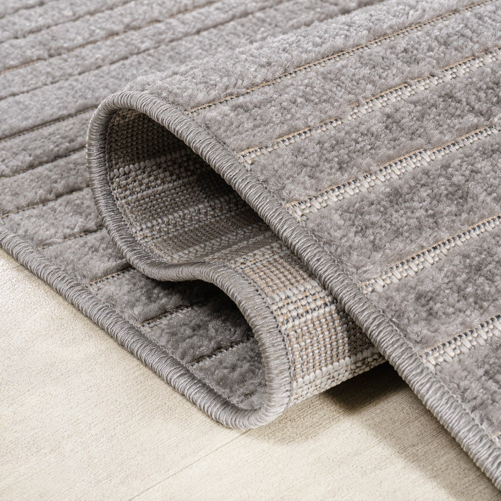 Ewe Minimalist Curve Geometric Indoor/Outdoor Rug