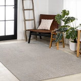 Ewe Minimalist Curve Geometric Indoor/Outdoor Rug