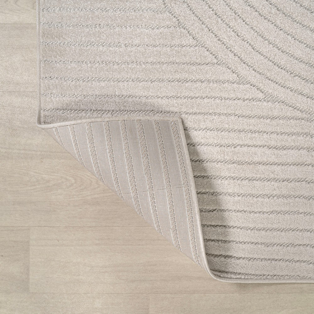 Ewe Minimalist Curve Geometric Indoor/Outdoor Rug