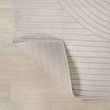 Ewe Minimalist Curve Geometric Indoor/Outdoor Rug