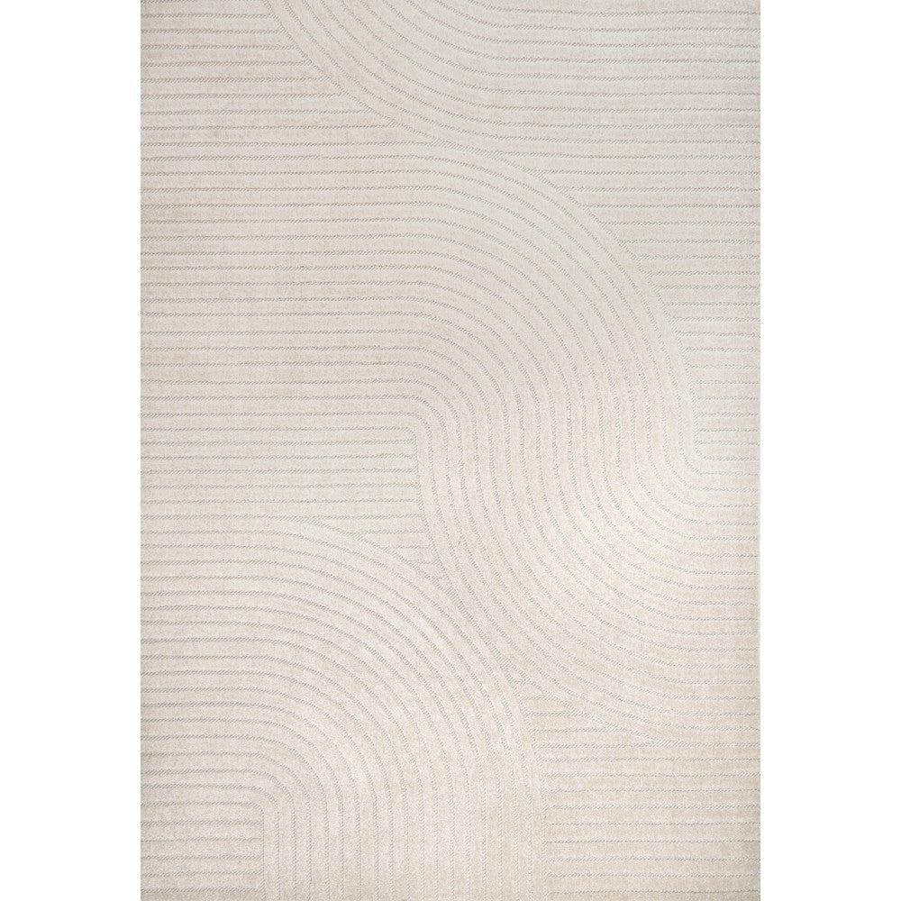 Ewe Minimalist Curve Geometric Indoor/Outdoor Rug