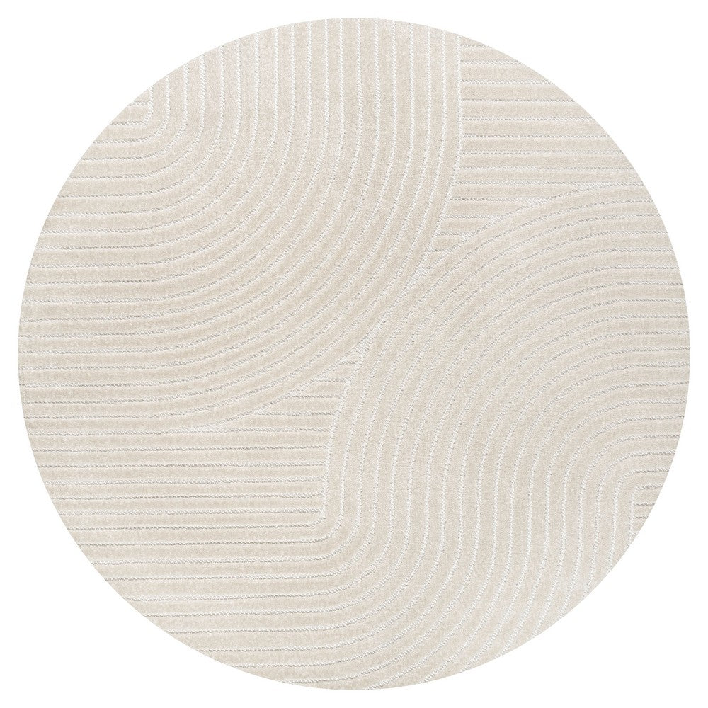 Ewe Minimalist Curve Geometric Indoor/Outdoor Rug