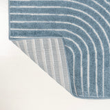 Ewe Minimalist Curve Geometric Indoor/Outdoor Rug