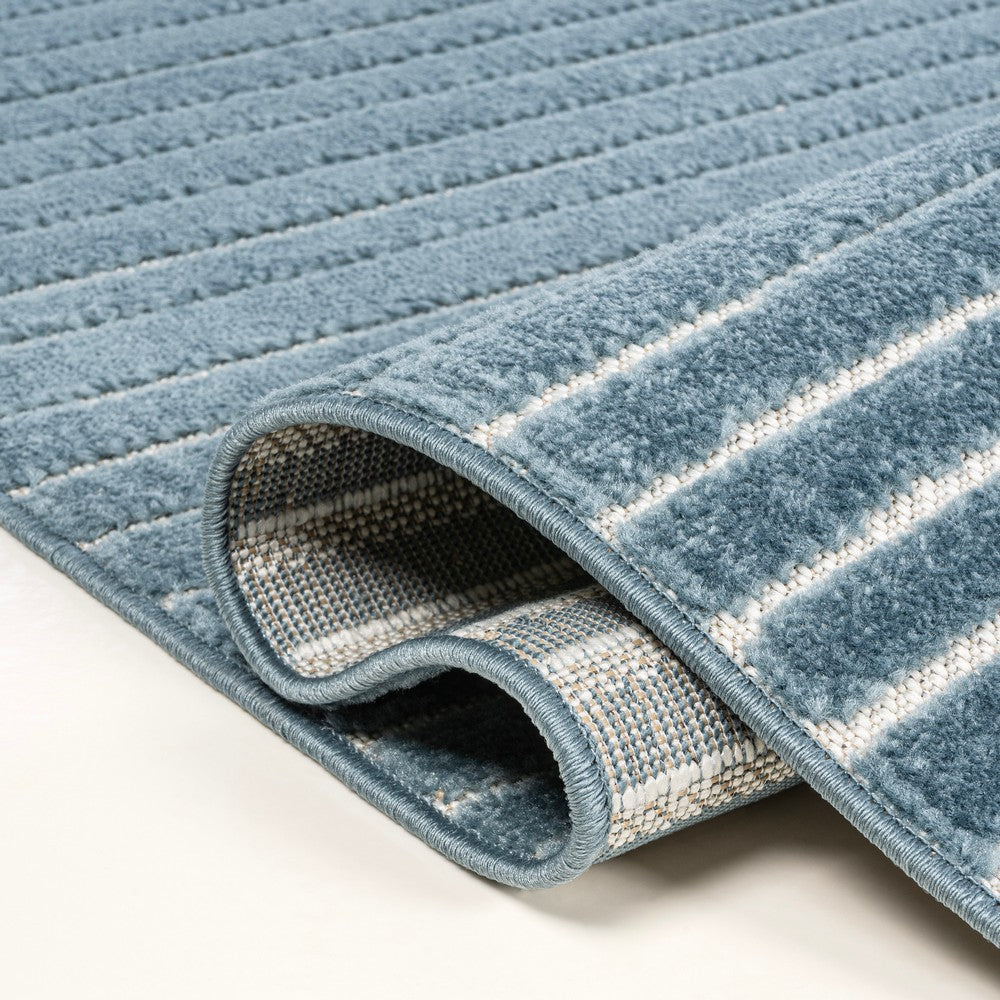 Ewe Minimalist Curve Geometric Indoor/Outdoor Rug