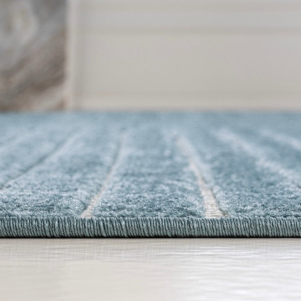 Ewe Minimalist Curve Geometric Indoor/Outdoor Rug
