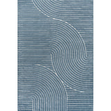 Ewe Minimalist Curve Geometric Indoor/Outdoor Rug