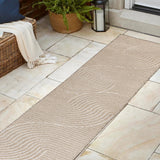 Ewe Minimalist Curve Geometric Indoor/Outdoor Rug