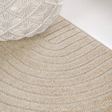 Ewe Minimalist Curve Geometric Indoor/Outdoor Rug