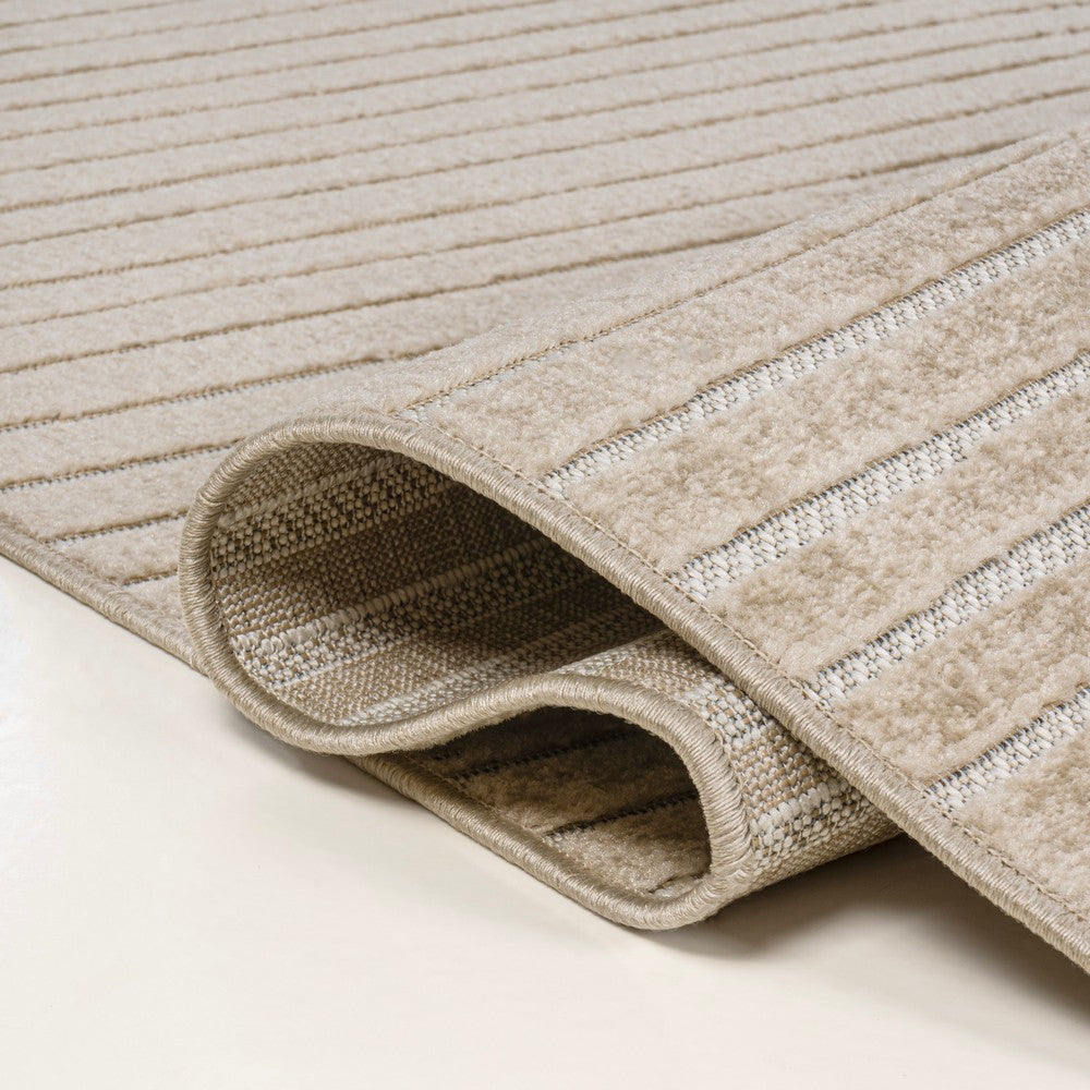 Ewe Minimalist Curve Geometric Indoor/Outdoor Rug